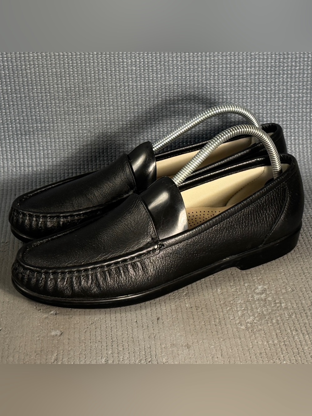 SAS Simplify Tripad‎ Comfort Slip On Black Leather Loafer Women’s Size 10 Slim